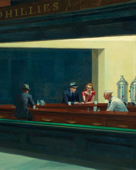 Nighthawks by Edward Hopper, 1942