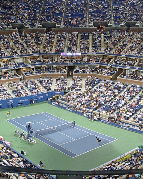 Arthur Ashe Stadium in Flushing Meadows, New York