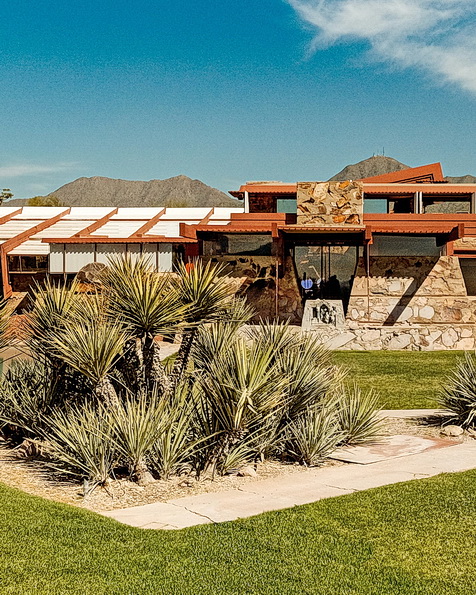 Frank Lloyd Wright Winter Home Taliesin West in Scottsdale Arizona