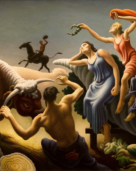 Thomas Hart Benton's Achelous and Hercules